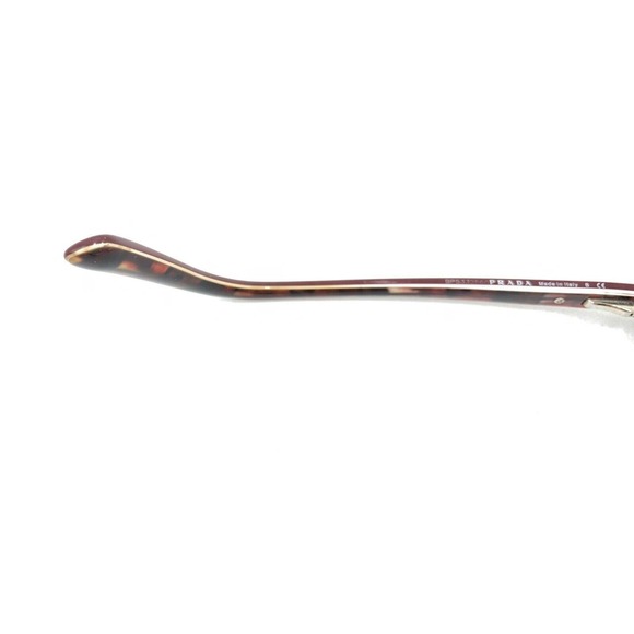 Prada VPR 13N ZXK-1O1 Dark Red Eyeglasses Frames 51-17 135 Italy Designer Women - Picture 10 of 12